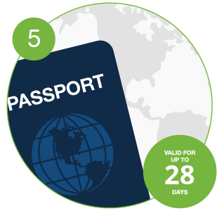 A picture of a passport