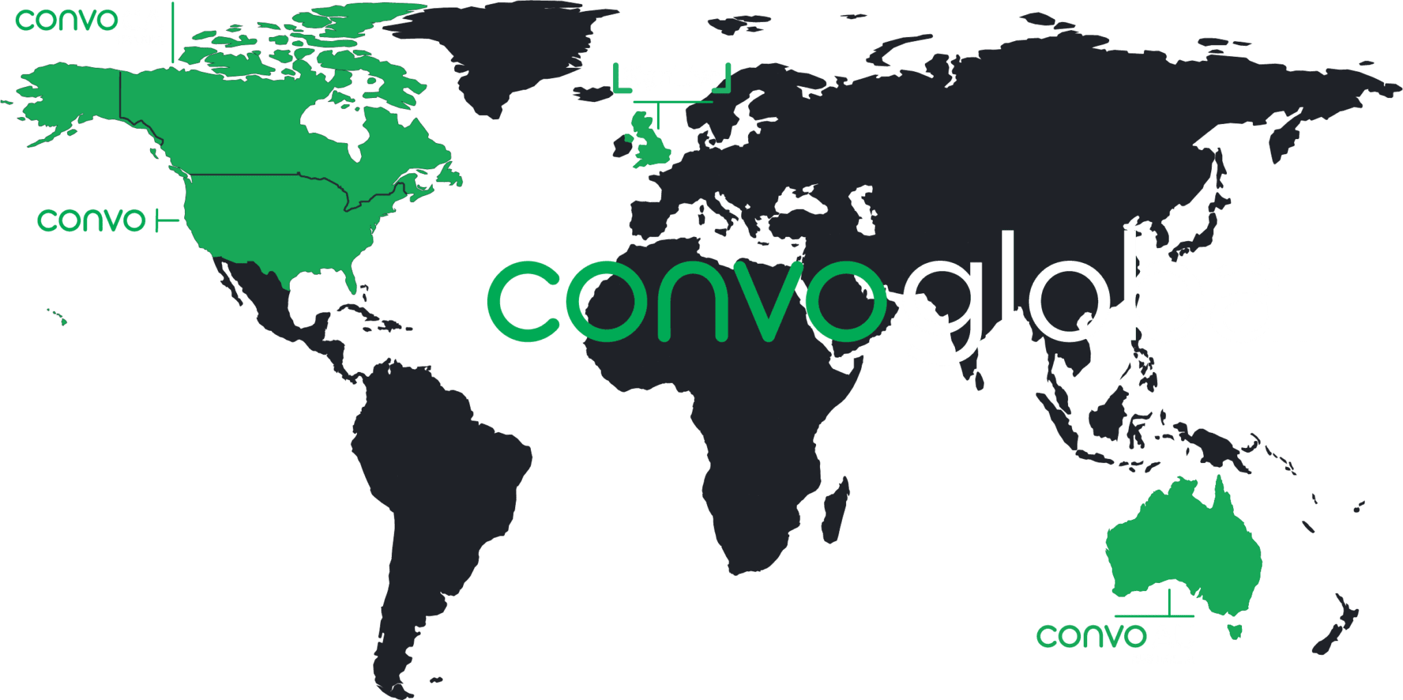 Convo Global Map on Dark